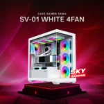 Case Gamer SAMA SV-01 White con 4 Ventiladores ARGB