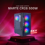Case Halion Marte CR28 – Fuente 500W incluida, Panel Mesh, Mid Tower