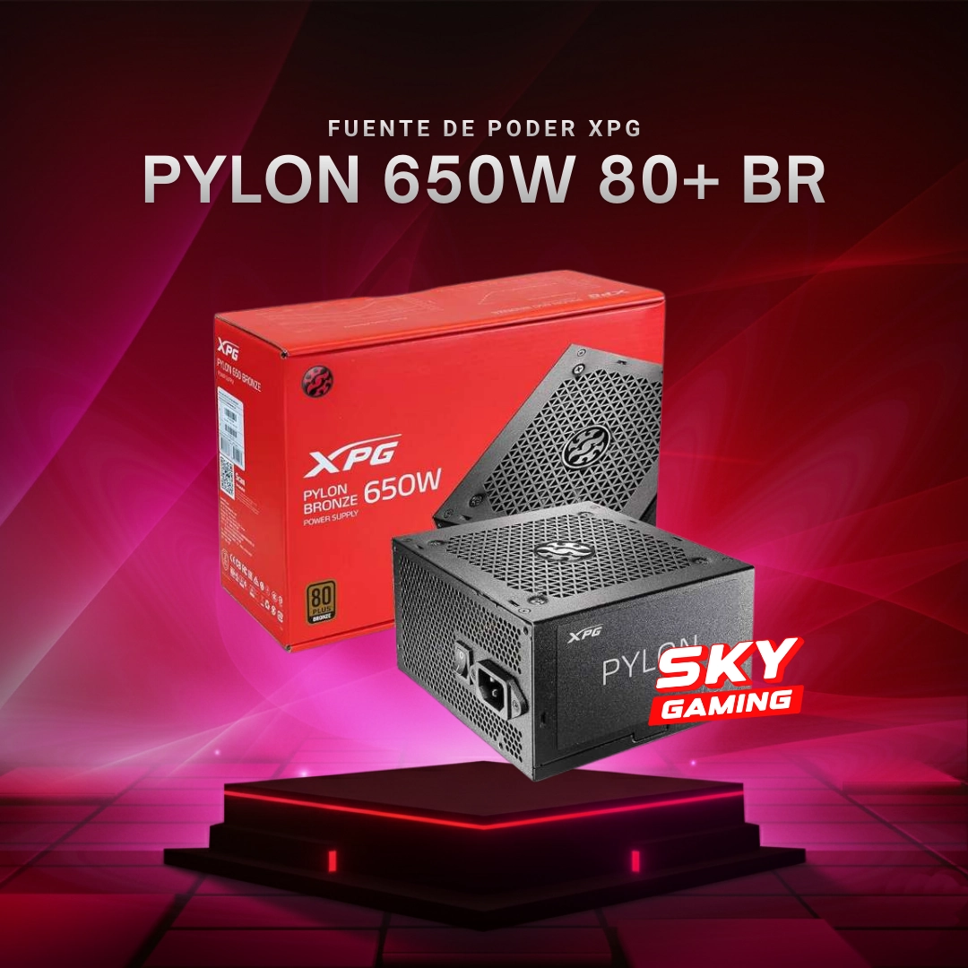 Fuente de Poder XPG Pylon 650W 80 Plus Bronze ATX