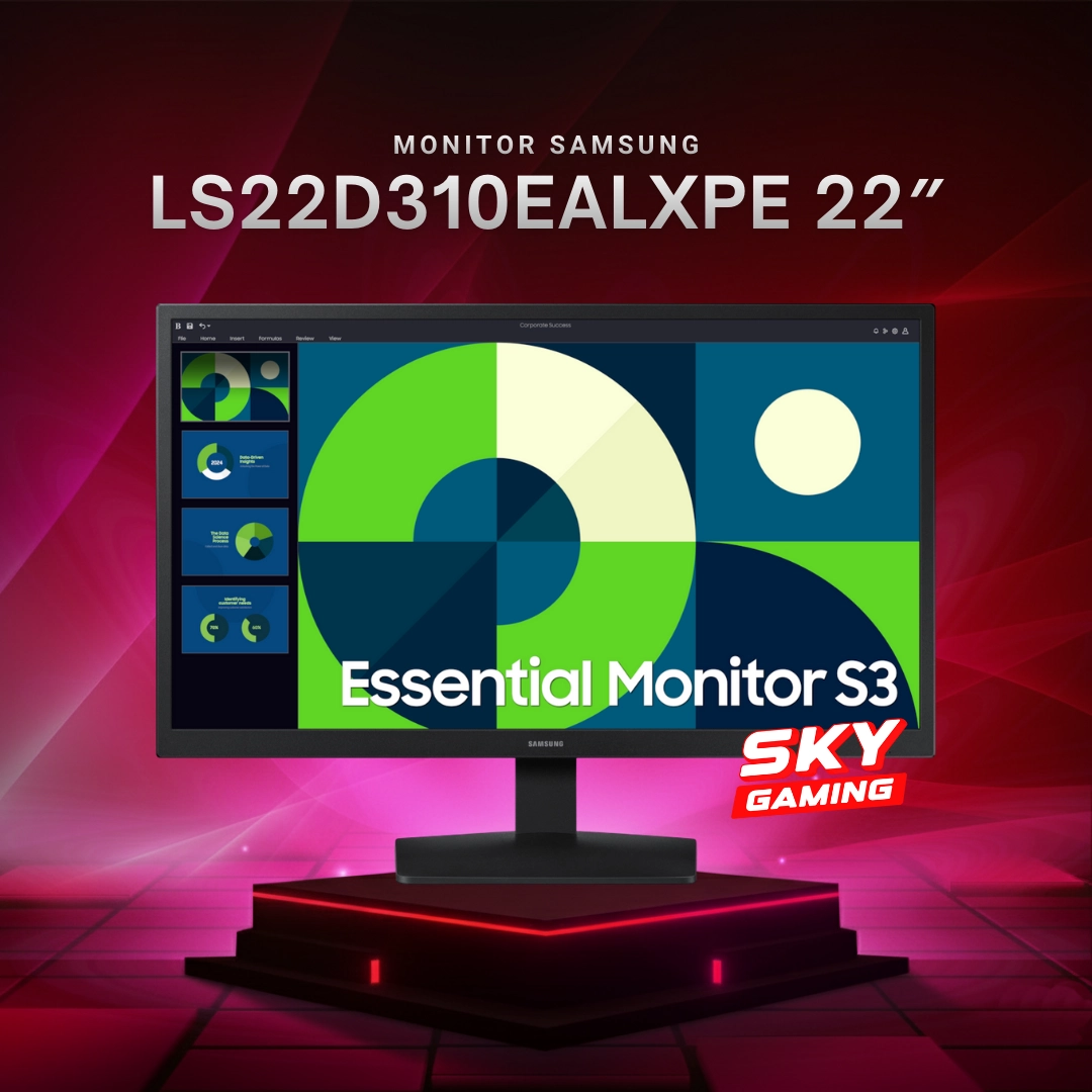 Monitor Samsung LS22D310EALXPE 22" FHD VA