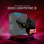 Mouse Gamer Logitech G203 Lightsync Black 8000 DPI RGB
