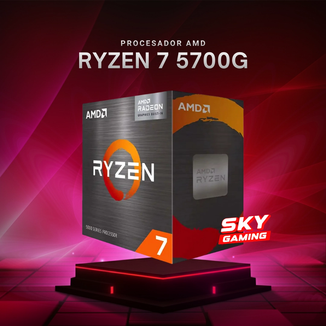 Procesador AMD Ryzen 7 5700G 8 Núcleos 16 Hilos 4.6GHz con Gráficos Vega 8