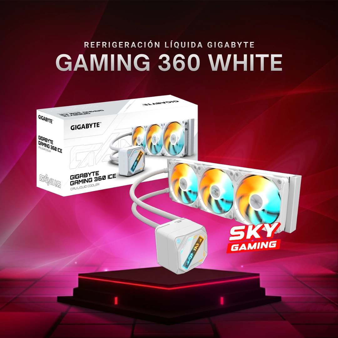 Refrigeración Líquida Gigabyte Gaming 360 White ARGB