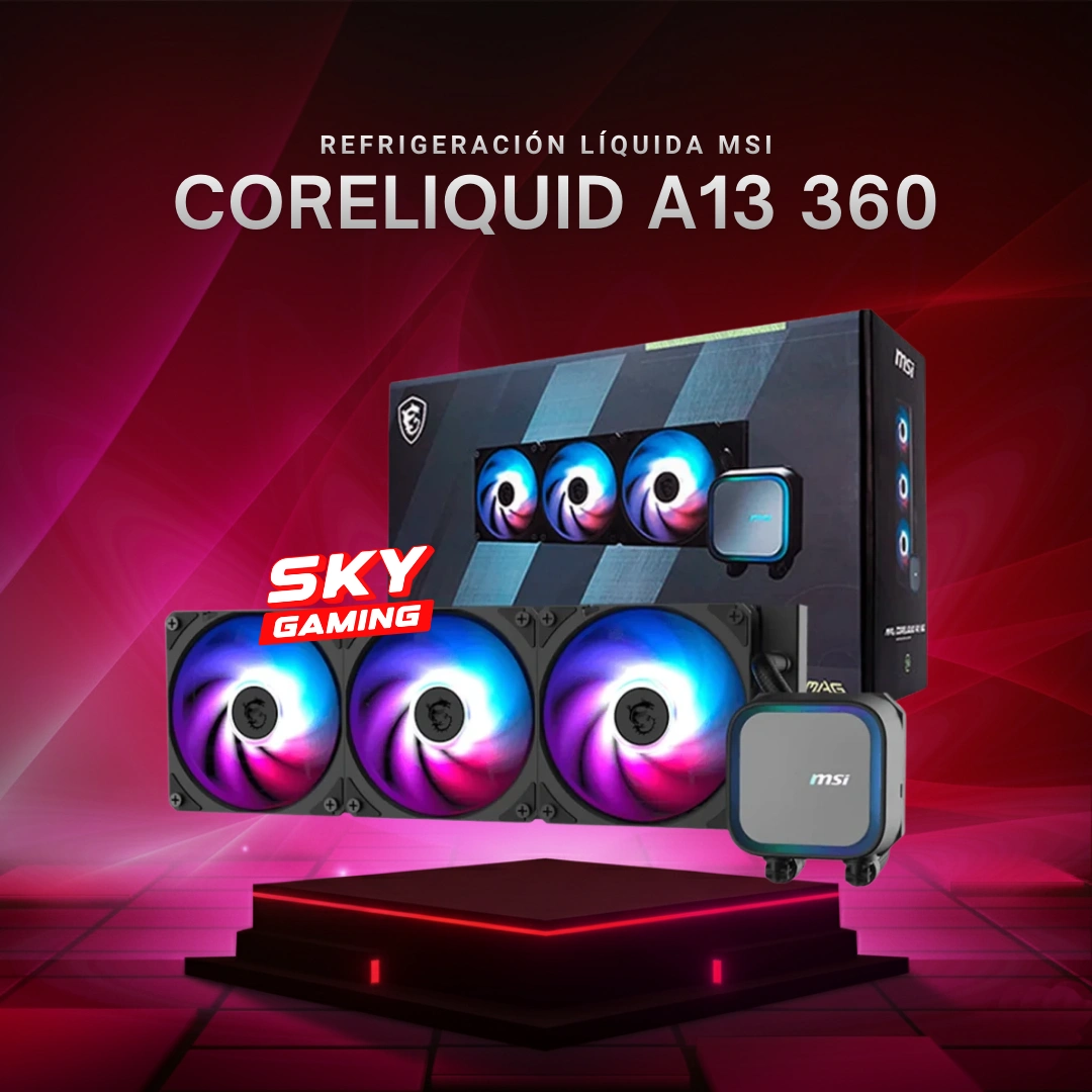 Refrigeración Líquida MSI CoreLiquid A13 360 ARGB – Black