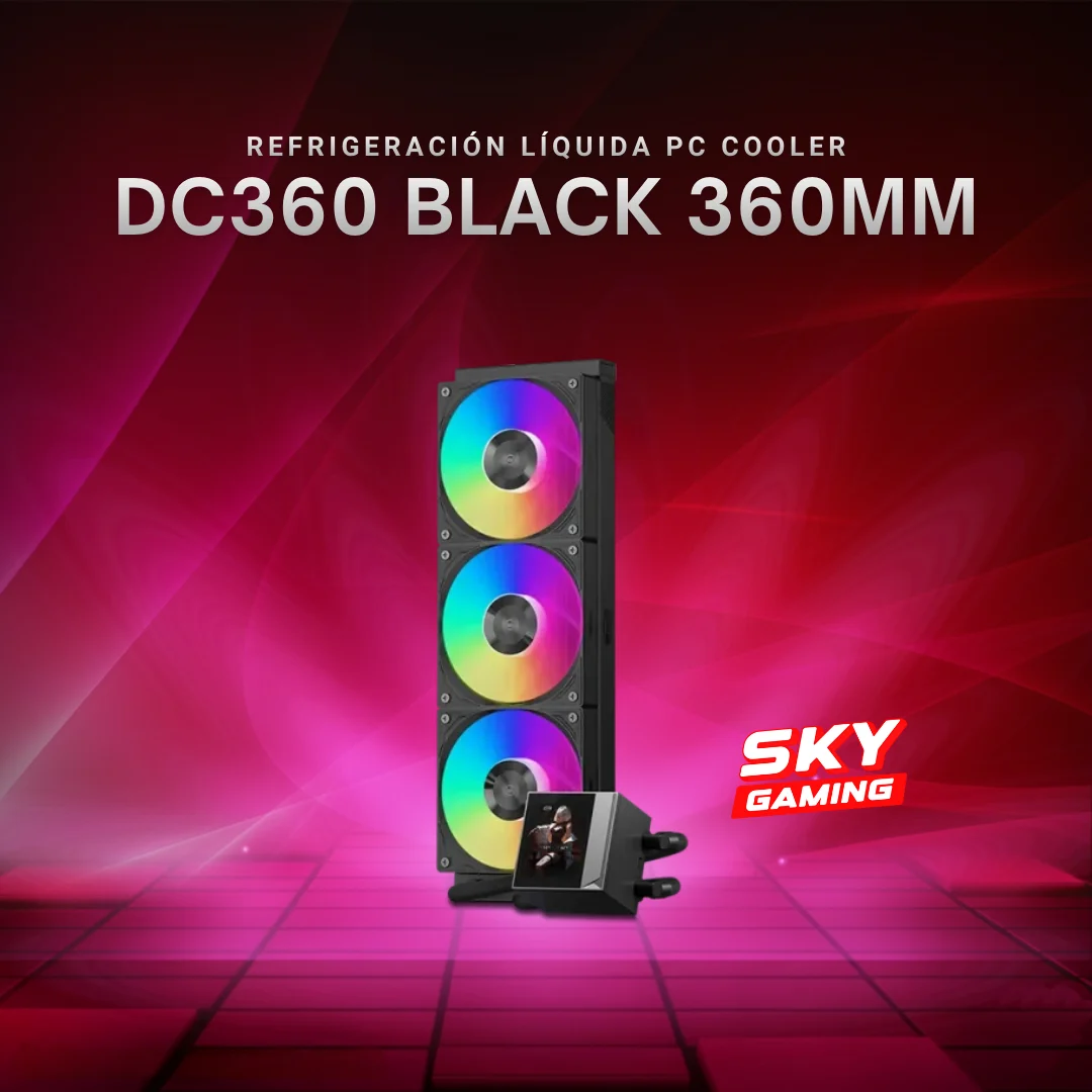 Refrigeración Líquida PC Cooler DC360 Black 360mm ARGB