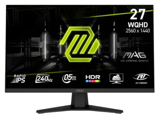 MONITOR GAMER MSI MAG 274QF-X24 27' QHD 240HZ 0.5MS HDMI DP