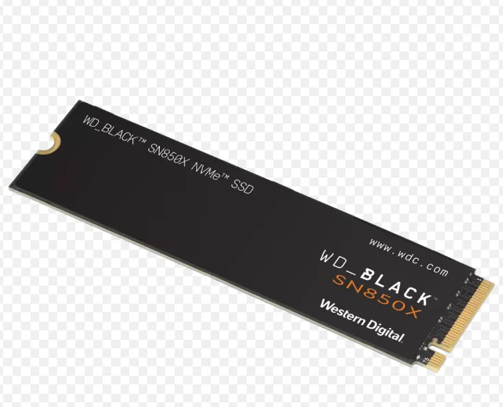 SSD 1TB WESTER DIGITAL BLACK SN850X M.2 7,300 MB/s.