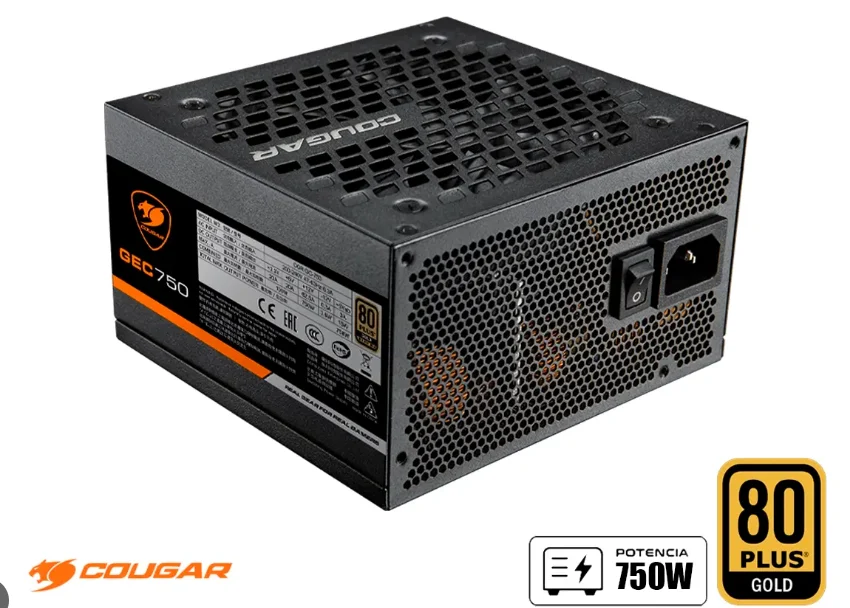 FUENTE DE PODER COUGAR GEC-750 750W 80+ GOLD